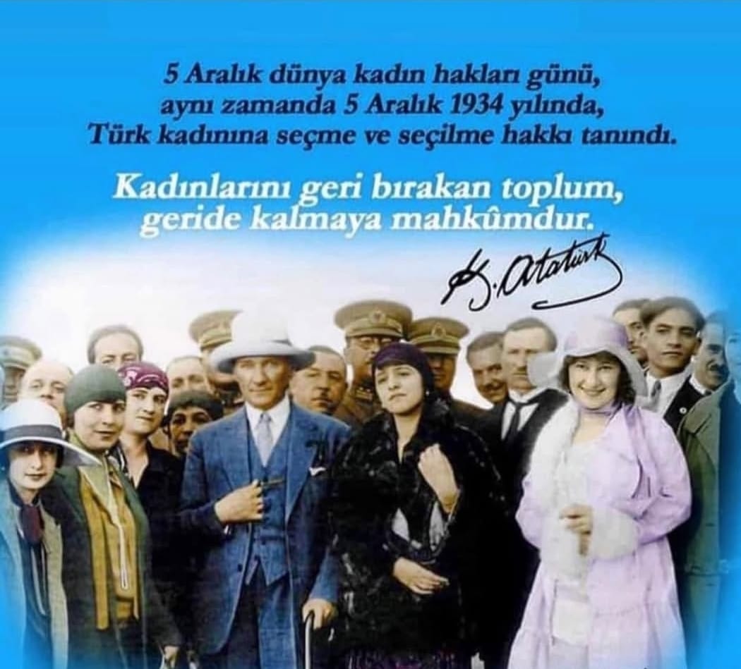 5 Aralık Dünya Kadın Hakları Günü ve Türk kadınına seçme–seçilme hakkının tanınmasının yıl dönümünde, toplumumuzun her alanında emek veren tüm kadınlarımızı saygıyla selamlıyorum.<br>Kadınların güçlendirilmesi, eşit hak ve fırsatlara erişimi; demokratik, güçlü ve çağdaş bir Türkiye’nin vazgeçilmez şartıdır.<br>Başta Gazi Mustafa Kemal Atatürk olmak üzere bu hakların kazanılmasında emeği geçen tüm öncülerimizi minnetle anıyor, kadınlarımızın bu özel gününü en içten dileklerimle kutluyorum.Yılmaz UÇAK Adana Oda Başkanı